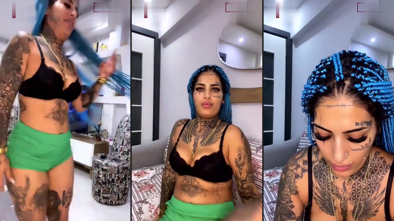 Raperin Yılmaz soyunup çıplak twerk yapıyor